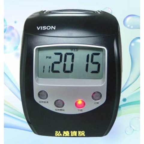 打卡鐘 VISON ER-168 四欄-符號-響鈴(停產)