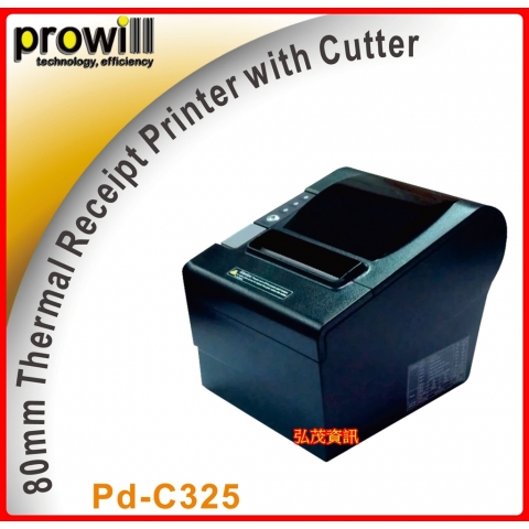 prowill pd-c325 感熱出單機 熱感廚房機 POS出單機 POS菜單機 餐飲 POS系統專用80*80熱感紙-停售